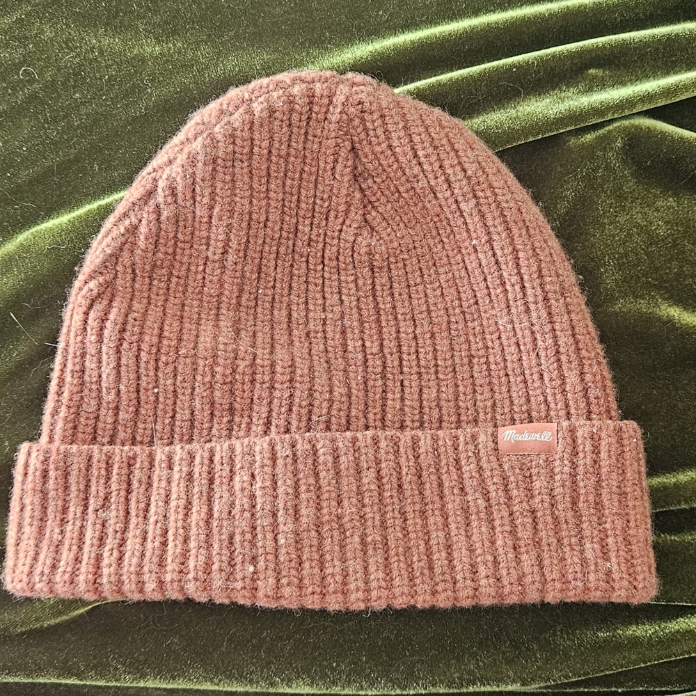Madewell Burnt Orange Knit Beanie
